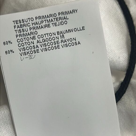 DSQUARED2 OFF THE SHOULDER SHORT SLEEVE BLOUSE SIZE XL - Picture 7 of 7